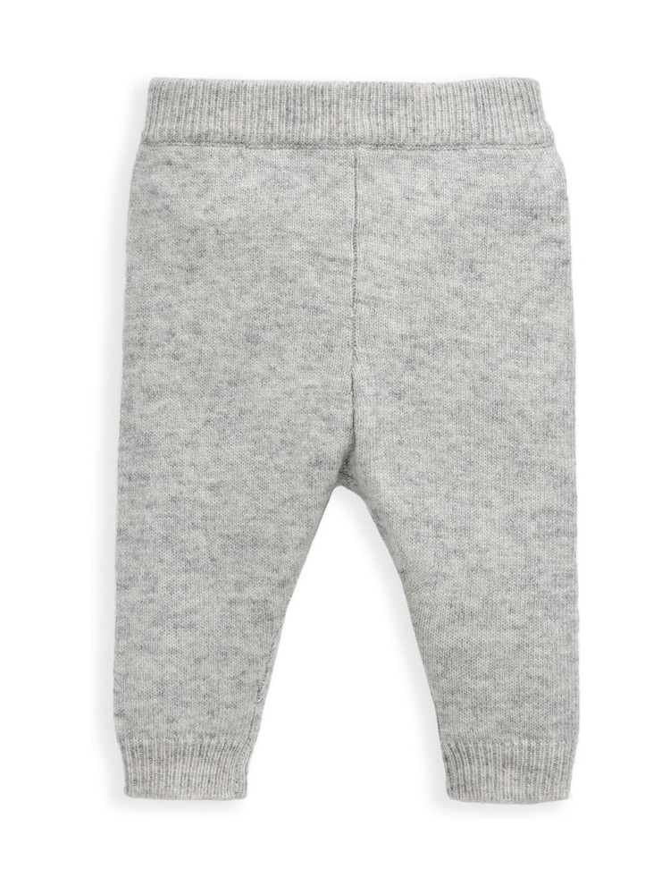 Mamas & Papas Grey Cable Knit Jumper & Trouser Set - Image 4 of 4 Mamas & Papas Grey Cable Knit Jumper & Trouser Set - Image 4 of 4