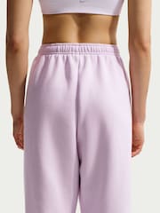 Nike Bleached Lilac Studio Fleece Oversized Cuffed Joggers - Image 4 of 5