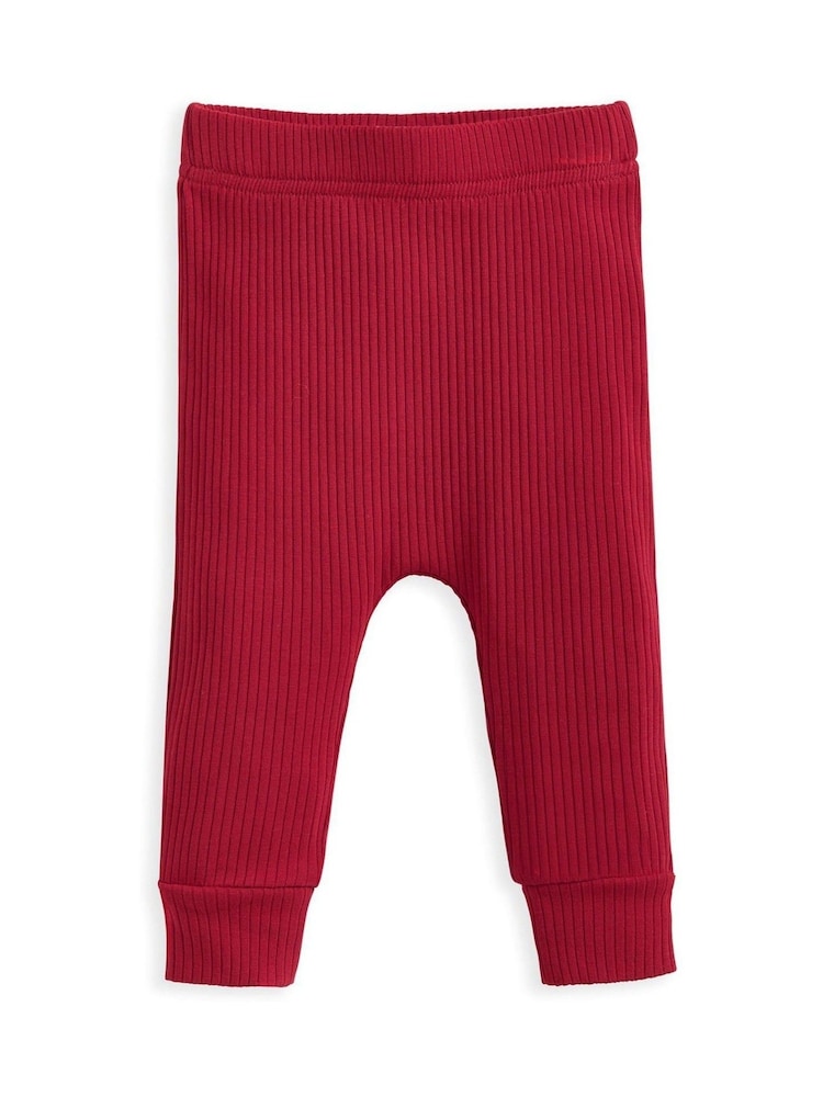 Mamas & Papas Red Chistmas Santa Jersey Pyjamas - Image 4 of 4