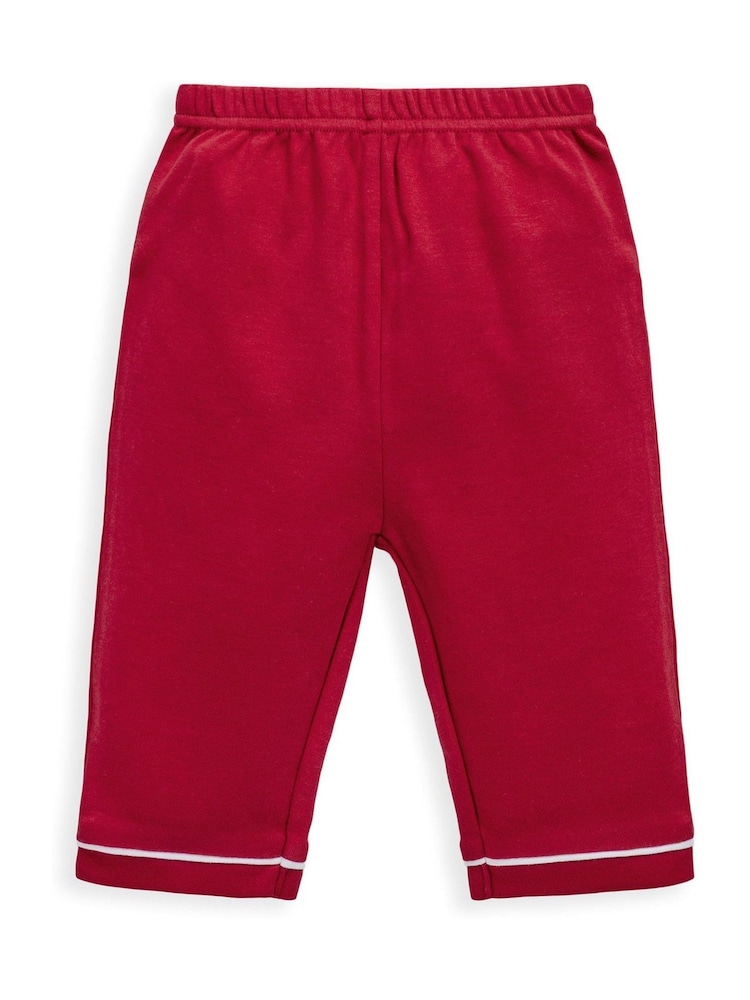 Mamas & Papas Classic Red Christmas Pyjamas - Image 4 of 4 Mamas & Papas Classic Red Christmas Pyjamas - Image 4 of 4