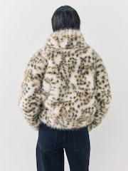 ONLY Faux Fur Zip Up Jacket - Slika 2 iz 7