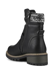 Pavers Black Ladies Ankle Boots Casual - Image 3 of 5