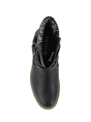 Pavers Black Ladies Ankle Boots Casual - Image 4 of 5