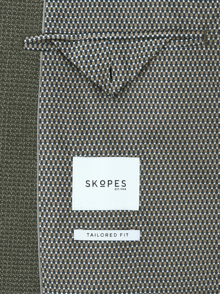 Skopes Green Beckwith Tailored Fit Jacket - Image 6 of 6 Skopes Green Beckwith Tailored Fit Jacket - Image 6 of 6