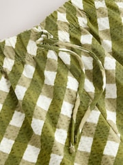 Gingham vert - Short à nouer à la taille - Image 8 de 8