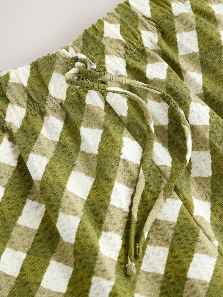 Gingham vert - Short à nouer à la taille - Image 8 de 8