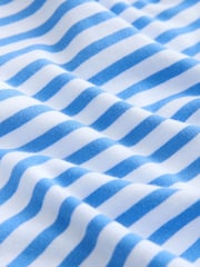 Blue/White Stripe Embellished Sardine Short Sleeve Crew Neck T-Shirt - Image 6 of 7