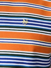 برتقالي - قميص بولو مخطط بالعرض - Image 6 of 6