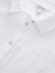 ホワイト - N. Premium半袖テクスチャードTシャツ - 画像 7 / 8