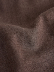 Schokoladenbraun - Neckholder-Weste aus Leinen - Bild 7 von 8