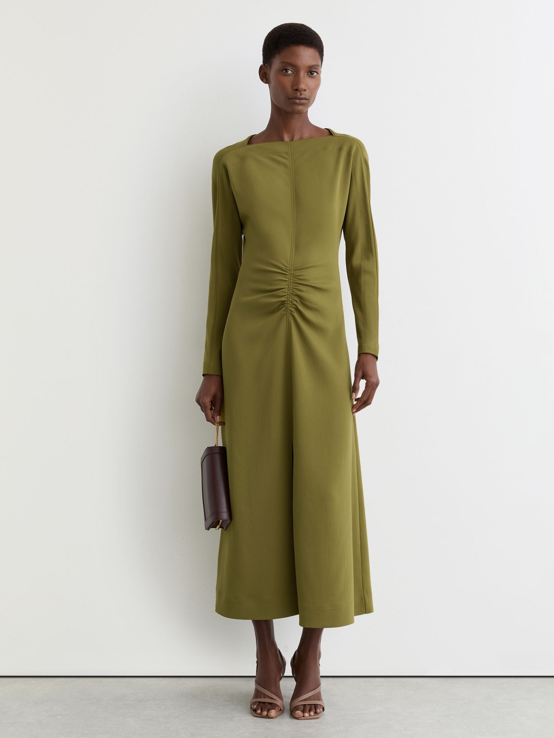 新品 alexiastam Rib Long Dress グリーン M G15156s.jpg
