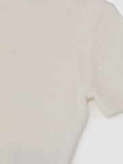 Reiss Ivory Rhea Short Sleeve Jumper - Image 3 of 3