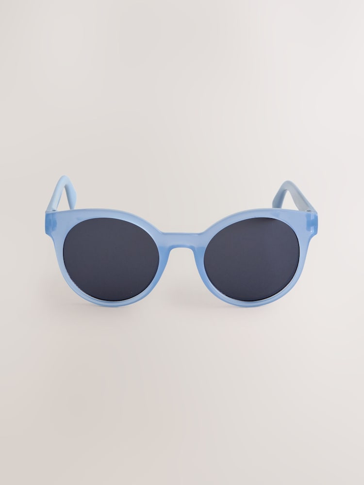 Blue Round Sunglasses - Image 2 of 4 Blue Round Sunglasses - Image 2 of 4