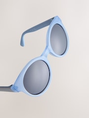 Blue Round Sunglasses - Image 3 of 4