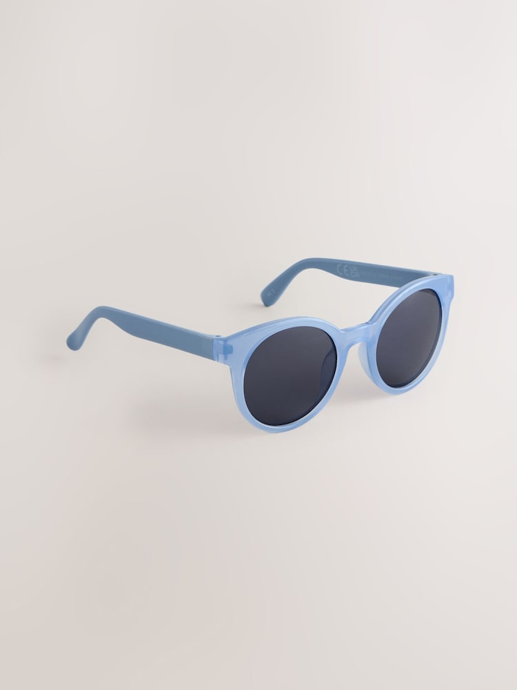 Blue Round Sunglasses - Image 4 of 4 Blue Round Sunglasses - Image 4 of 4