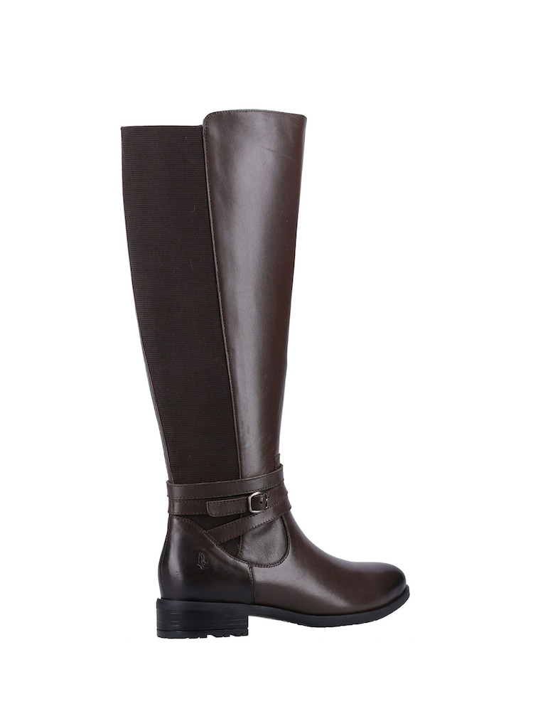 Hush Puppies Vanessa Calf Brown Boots - Imagem 2 de 5