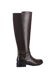Hush Puppies Vanessa Calf Brown Boots - Imagem 4 de 5