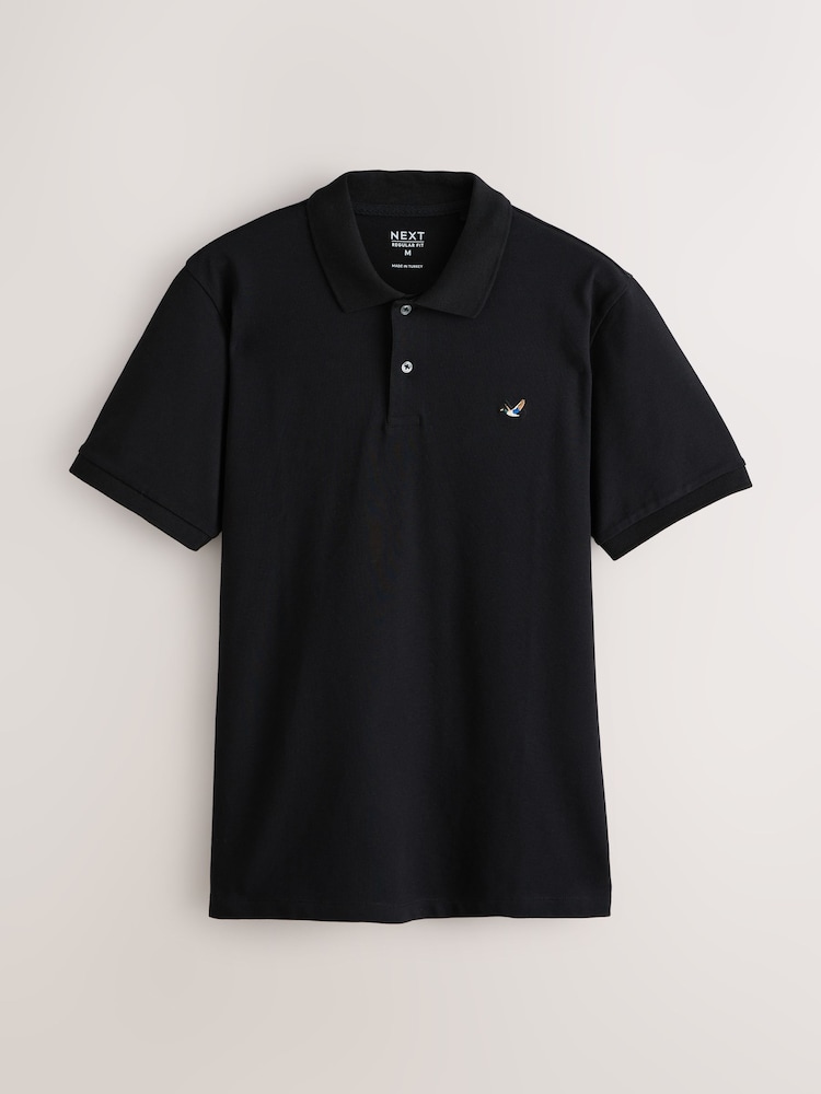 Black Duck Regular Fit Short Sleeve Pique Polo Shirt - Image 1 of 3 Black Duck Regular Fit Short Sleeve Pique Polo Shirt - Image 1 of 3