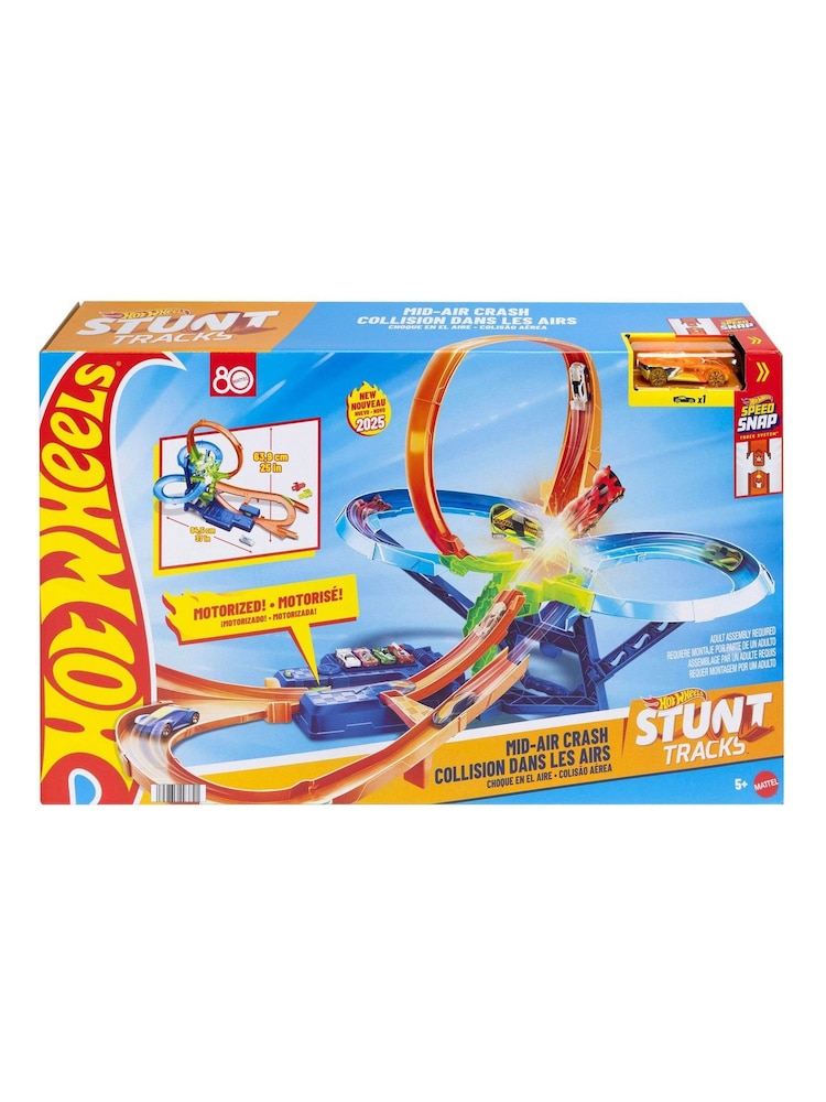 Mattel Games Hot Wheels Stunt Tracks Motorised Big Air Crash - Image 4 of 4 Mattel Games Hot Wheels Stunt Tracks Motorised Big Air Crash - Image 4 of 4