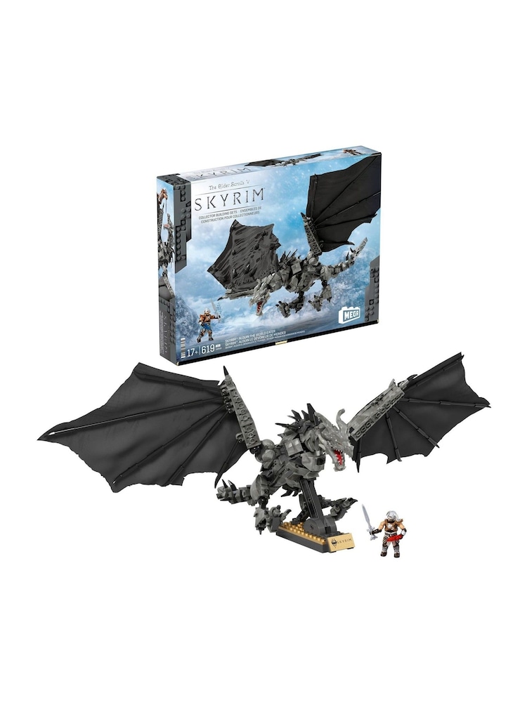 Mattel Games Mega Bloks Skyrim Alduin The World Eater - Image 1 of 6 Mattel Games Mega Bloks Skyrim Alduin The World Eater - Image 1 of 6