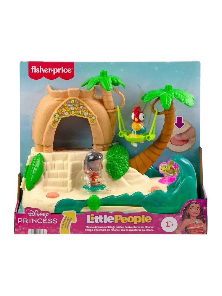Mattel Games Fisher Price Little People Disney Princess Moana Village - Image 2 of 2 Mattel Games Fisher Price Little People Disney Princess Moana Village - Image 2 of 2