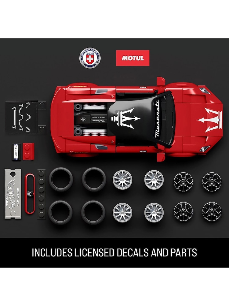 Mattel Games Hot Wheels Brick Shop Speed Maserati MC20 - Image 2 of 4 Mattel Games Hot Wheels Brick Shop Speed Maserati MC20 - Image 2 of 4