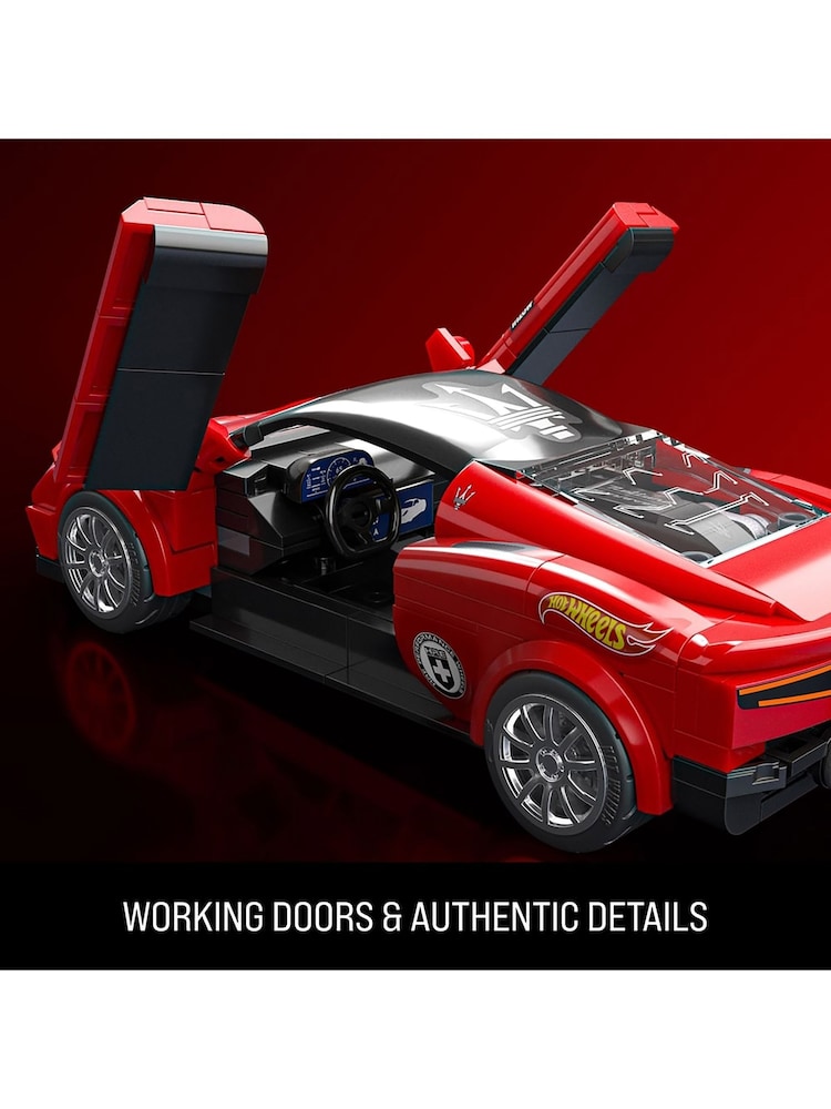 Mattel Games Hot Wheels Brick Shop Speed Maserati MC20 - Image 4 of 4 Mattel Games Hot Wheels Brick Shop Speed Maserati MC20 - Image 4 of 4