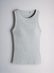 The Set 2 Pack Hidden Support Vests Black/Grey Marl - Image 2 of 5