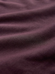 The Set 2 Pack Heavyweight Skirt and T-Shirt Co ord Plum - Image 4 of 5