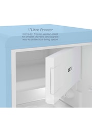 Swan Blue Retro Under Counter Fridge - Image 5 of 9