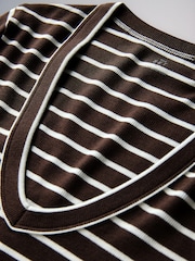 The Set 4 Pack V-Neck Cap Sleeve T-Shirts - 6的图像6｝