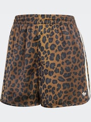 adidas Originals Animal Animal Print Satin Shorts - Image 6 of 6