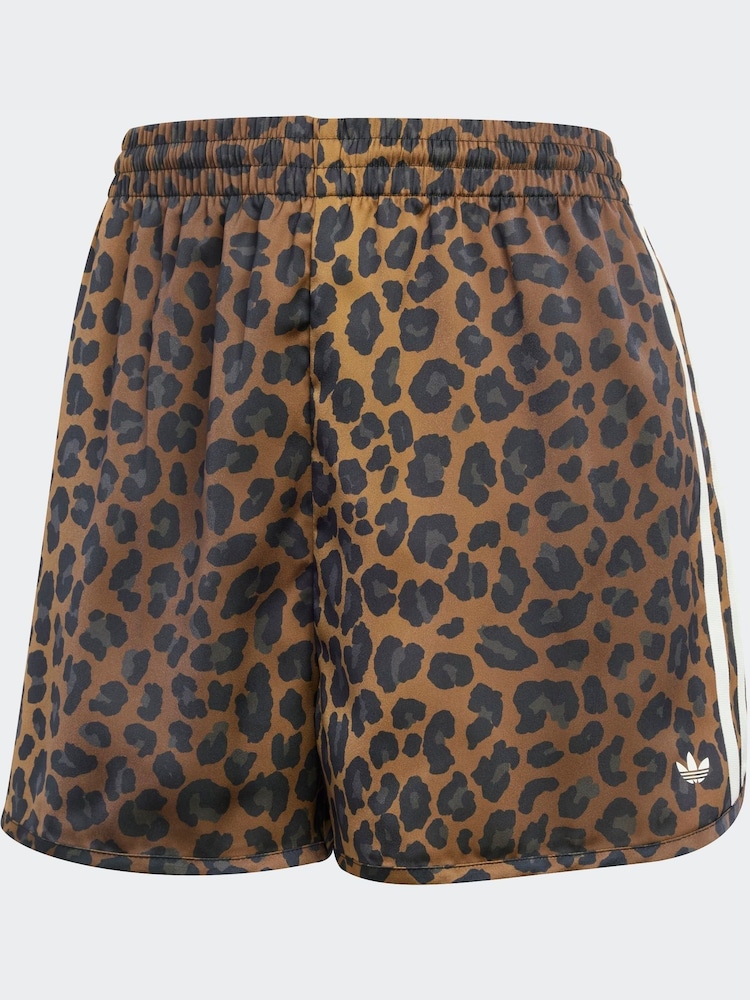 adidas Originals Animal Animal Print Satin Shorts - Image 6 of 6 adidas Originals Animal Animal Print Satin Shorts - Image 6 of 6
