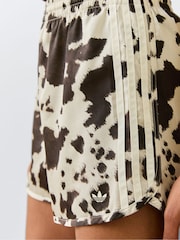 adidas Originals Animal Cow Print Satin Shorts - Image 5 of 6