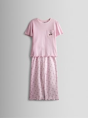 JoJo Maman Bébé Pointelle Pretty Pyjamas - Imaginea 2 din 7