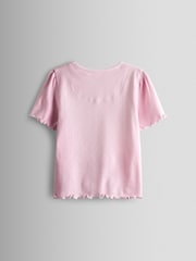 JoJo Maman Bébé Pointelle Pretty Pyjamas - Imaginea 4 din 7