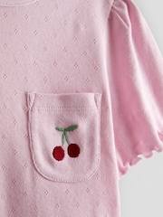 JoJo Maman Bébé Pointelle Pretty Pyjamas - Imaginea 7 din 7