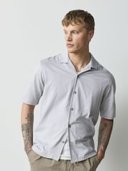 Grey Jersey Geometric Print Shirt - Image 2 of 4