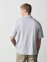 Grey Jersey Geometric Print Shirt - Image 3 of 4