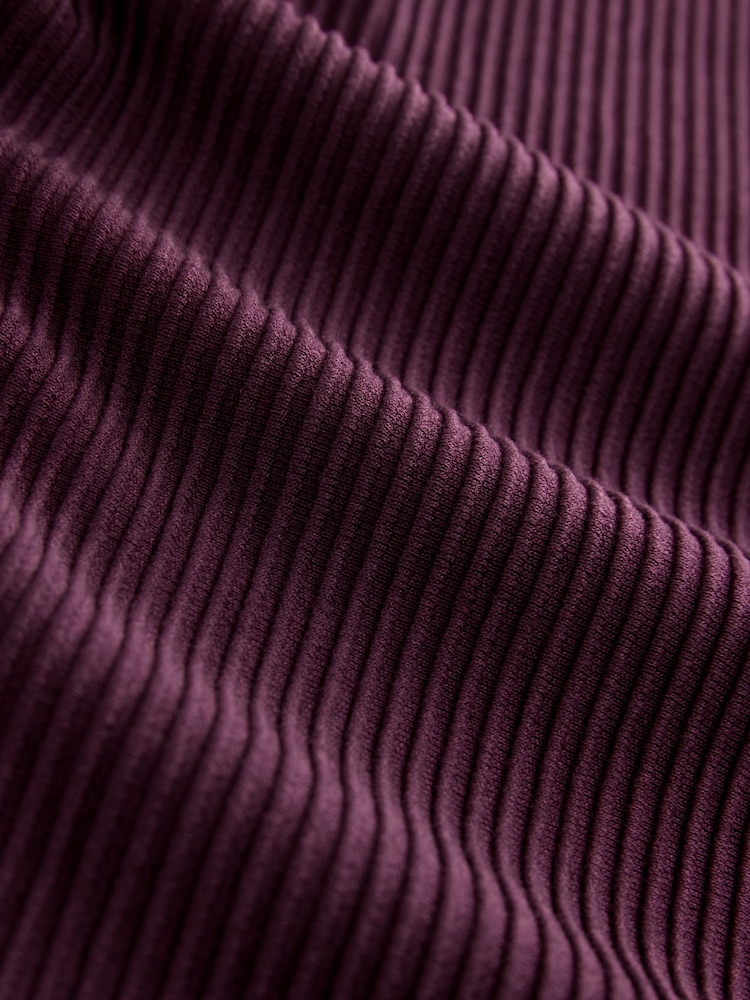 Red Textured Jersey Short Sleeve Shirt - Image 7 of 7 Red Textured Jersey Short Sleeve Shirt - Image 7 of 7