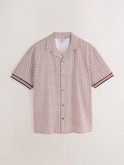 Brown Supima Cotton Jersey Short Sleeve Shirt - Image 6 of 8