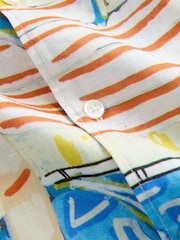 Blue Alec Cumming Print Short Sleeve Shirt - Image 7 of 8