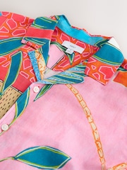 Red Alec Cumming Print Short Sleeve Shirt - Image 7 of 7