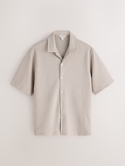 Neutral N. Premium Jersey Textured Short Sleeve Shirt - Image 5 of 7