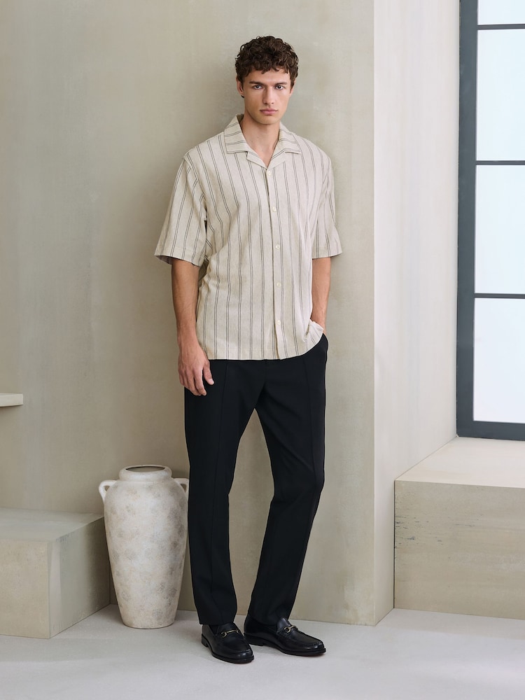Neutral Jersey Short Sleeve Cotton Shirt - Image 2 of 7 Neutral Jersey Short Sleeve Cotton Shirt - Image 2 of 7
