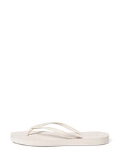 Sleepers Cream Tapered Slim Flip Flops - Image 3 of 4