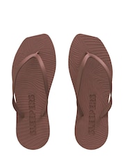 Sleepers Brown Tapered Slim Flip Flops - Image 1 of 2