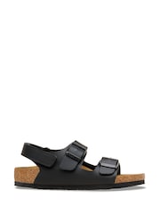 Birkenstock Black Milano Flor Sandals - Image 1 of 2