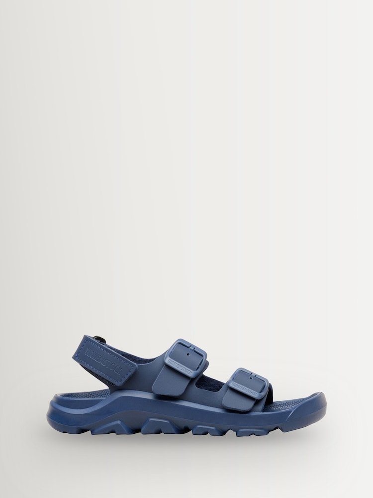 Birkenstock Navy Mogami Birko Flor Sandals - Image 1 of 3 Birkenstock Navy Mogami Birko Flor Sandals - Image 1 of 3