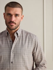 Neutral Signature Check Shirt - Image 1 of 8